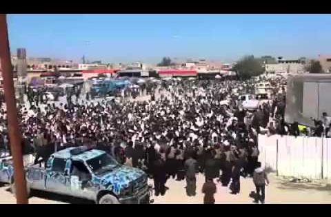 مظاهرة طلبة السماوة لتحرير استاذ الجامعة