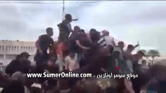 محاصرة عباس البياتي في المنطقة الخضراء من المتظاهرين