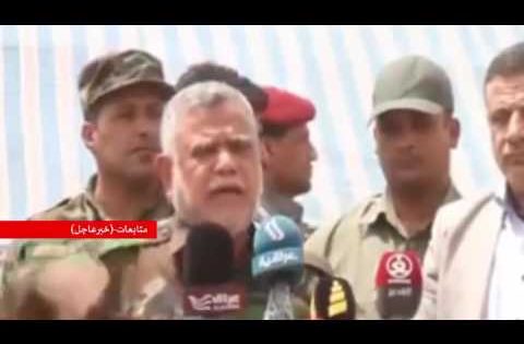 رسالة من هادي العامري الى اهالي الفلوجة