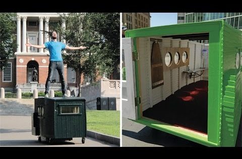 شوف اصغر منزل في العالم للايجار