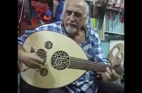 اسمع العود والقيثارة العراقية صناعته وعزف جميل