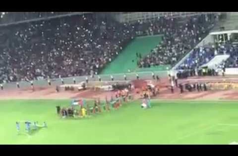 هتاف بالروح بالدم نفديك يا عراق في ملعب البصرة