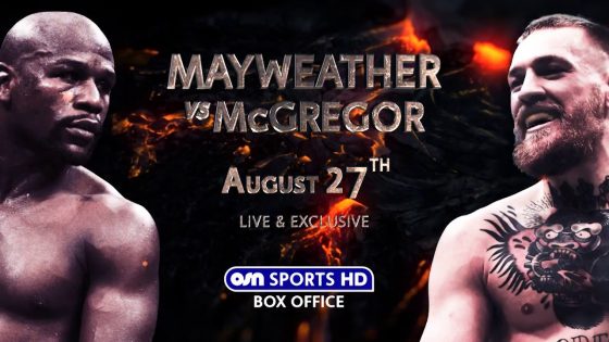 It’s official! Floyd Mayweather v Conor McGregor is only on OSN