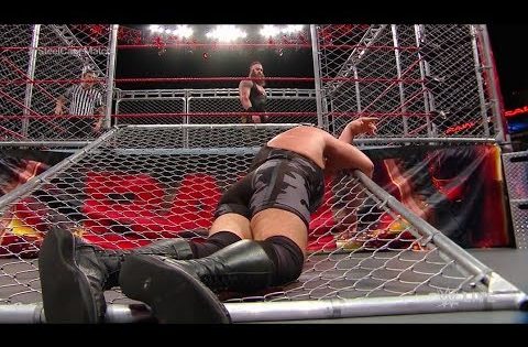 WWE Wal3ooha 07/09/2017 – برون سترومان يُدَمِر القفص الحديدي في راو