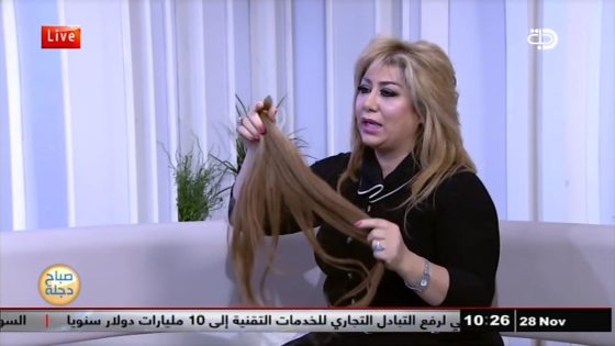 وصلات الشعر ” الاكستنشن ” مع خبيرة التجميل شذى البياتي .. قناة دجلة الفضائية