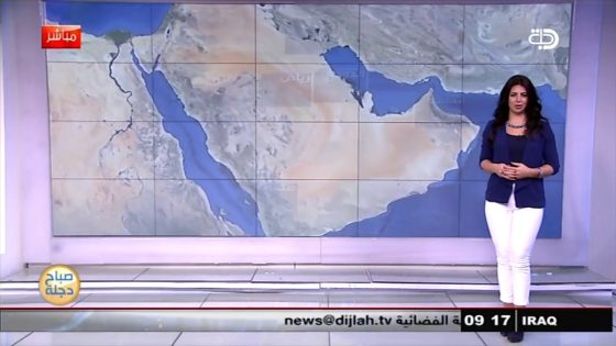 الانواء الجوية وتغيرات الطقس مع فانيتا الزعبي 12 12 2017 قناة دجلة الفضائية