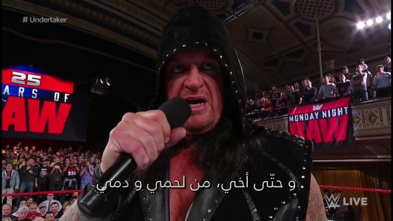 WWE Wal3ooha 25/1/2018 – أندرتيكر يعود إلى راو