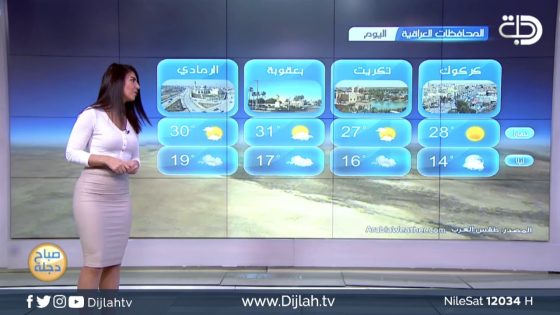 الانواء الجوية وتغيرات الطقس مع فانيتا الزعبي 15-4-2019