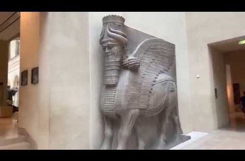 متحف اللوفر باريس القاعة الاشورية والبابلية