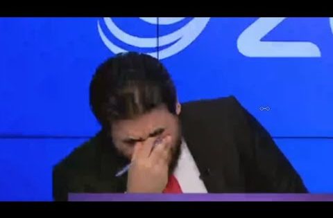 بكاء حيدر زكي بعد الفوز على ايران