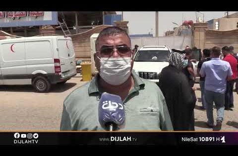 عائلة الفقيد سلطان هاشم تتسلم جثمانه في الناصرية