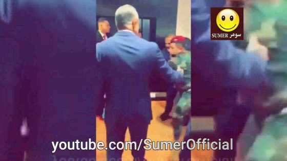 لحظة ضرب محمود المشهداني في البرلمان العراقي