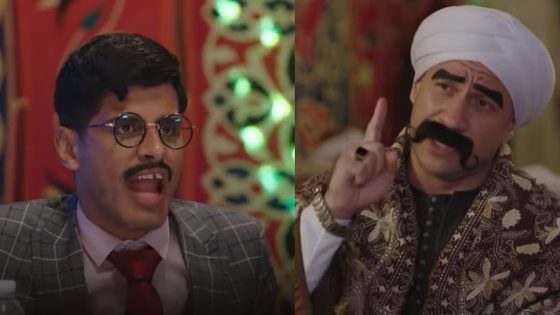 الفرق كان في سنانك بس زمان😂.. الكبير اتحدى حمدي الميرغني في المؤتمر 😂#الكبير_أوي_ج6