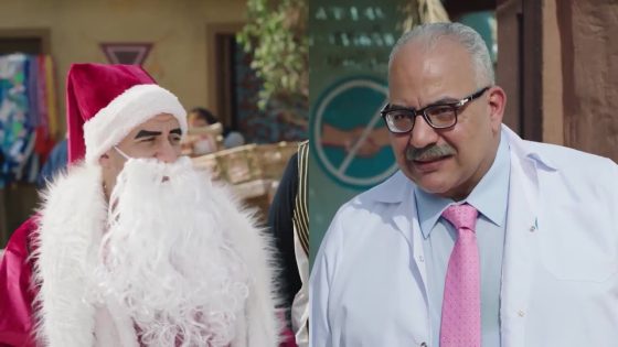 الكبير يتنكر في بابا نويل وقفش الدكتور ربيع وهو خاربها فى المزاريطة ???? #الكبير_اوي6