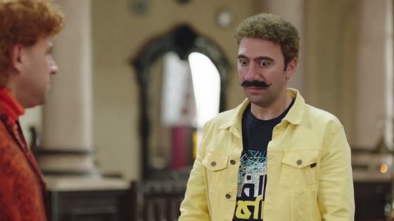 وجبتين ..و100جنيه ..شوف إزاي حزلقوم أقنع هجرس يسافر معاه #الكبير_أوي_ج6