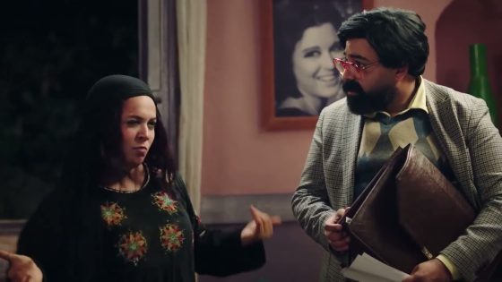 شوف مربوحة قفشت الكبير وهو بيخونها مع سناء الشقرا ???? #الكبير_أوي7