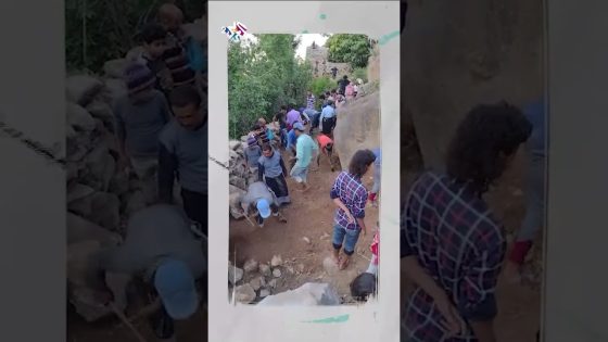 مبادرة طريق قرية المرزوح اليمنية | طريق حياة يخفف معاناة سكان القرية للوصول للمدينة