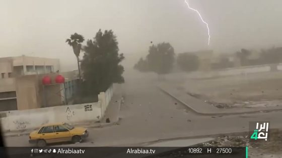 مصحوبة برياح شديدة.. العاصفة الترابية تصل محافظة البصرة