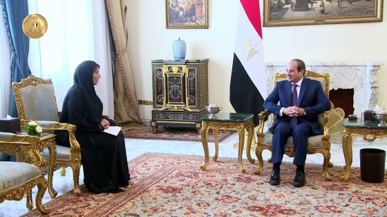 الرئيس عبد الفتاح السيسي يستقبل سفيرة الإمارات ورئيس مجموعة بنك التنمية الأفريقي