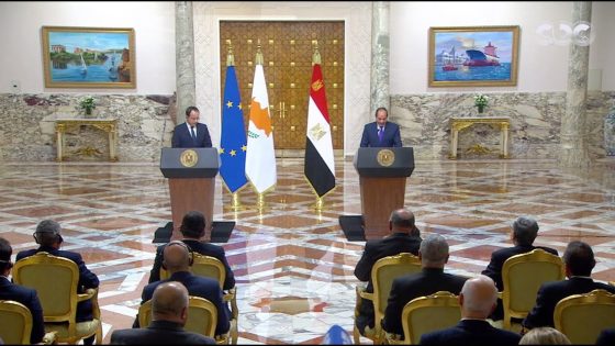 مؤتمر صحفي للرئيس السيسي ونظيره القبرصي