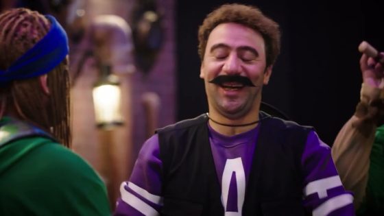 نفادي طلع بقصة على المسرح.. وعترة بيعمل لقاء صحفي???? #الكبير_أوي_ج7