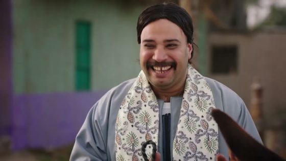 شوف الكوميديا اللي حصلت لما اجتمعوا نفادي وحزلقوم مع بعض ???? #الكبير_أوي_ج7