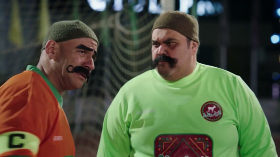 بعزق اتبنج بعد ما شاف الأكل وساب المرمى فاضي أثناء المباراة???? #الكبير_أوي_ج7