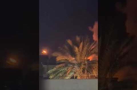 القائم العراقية تحت القصف