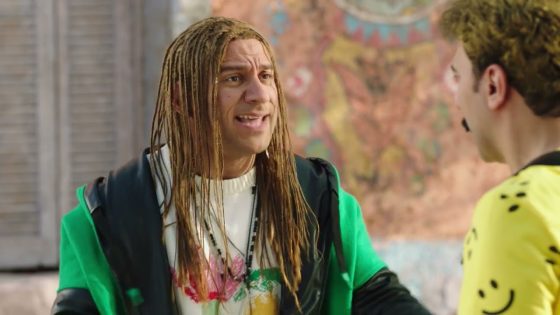 النجم محمد سلام اتورط في شخصية هجرس.. وقابل جوني ومد إيده عليه???? #الكبير_أوي_ج7