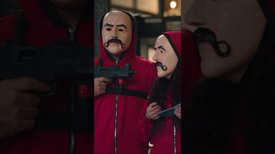 عصابة لاكاسا دي بابيل بتقول مطالبها عشان تسيب الرهائن ???? #الكبير_أوي8 #shorts