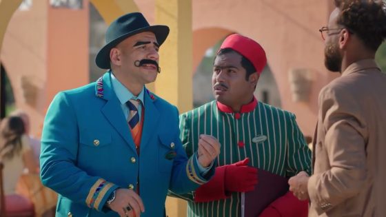 السفير وصل المزاريطة.. والكبير اتصدم لما شاف العربية اللي وصل فيها #الكبير_أوي8