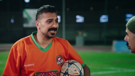 القطر مش عارف يوقف نفسه في الملعب.. وهجرس طلع قابض وفوت الماتش🤣 #الكبير_أوي_ج7