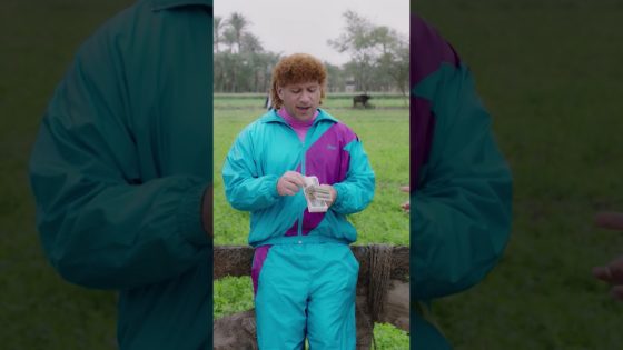 حزلقوم بيعد الفلوس بطريقة كوميدية😂 #الكبير_أوي_ج7 #shorts