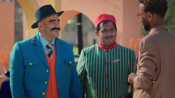 انت بتروش ولا بتتكلم جد.. سفير جزيرة أميجوس وصل فندق المزاريطة😂 #الكبير_أوي8
