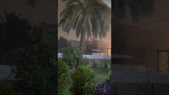 بغداد عواصف مطر 2 #العراق #مطر