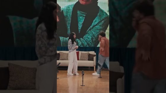 “هموت وأعرف هي عملت إيه”😂.. شوف تمرين عيش اللحظة بين كيرلس ومنة #كاستنج #shorts