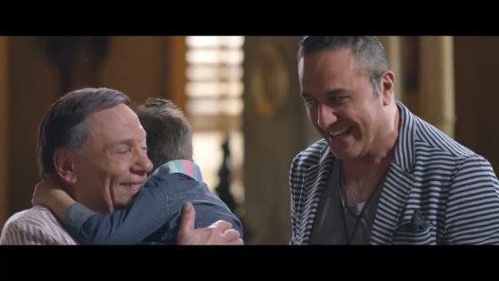 يوسف رجع من السفر.. واستقبال كوميدي من مأمون لابنه😂 #مأمون_وشركاه