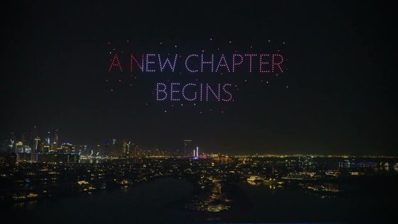 Droneshow over Dubai | OSNxWBD Partnership Celebration