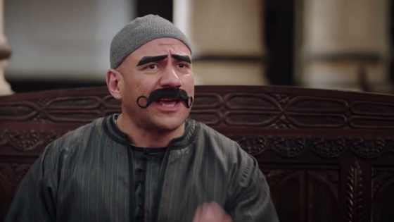 ‏حزلقوم راهن على المزاريطة وشكله هيخسر😱🤦🏻‍♀️ #الكبير_أوي_ج7