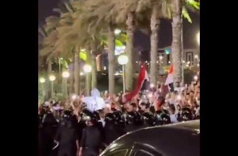 اهازيج الجماهير العراقية في جدة السعودية #العراق #السعودية #جدة