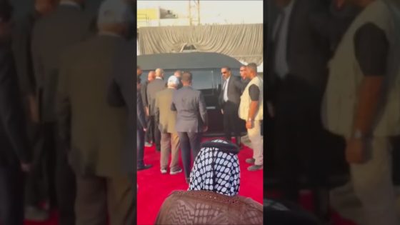 نوري المالكي يصل الديوانية بسيارة مصفحة #العراق