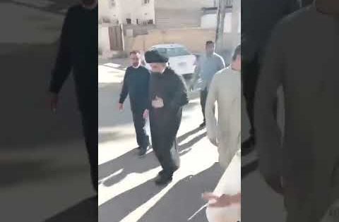 مقتدى الصدر يتجول في الحنانة اليوم #العراق #مقتدى_الصدر