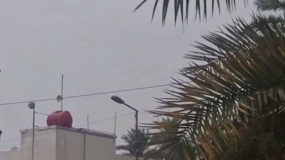 مطر غزير بغداد العراق #مطر