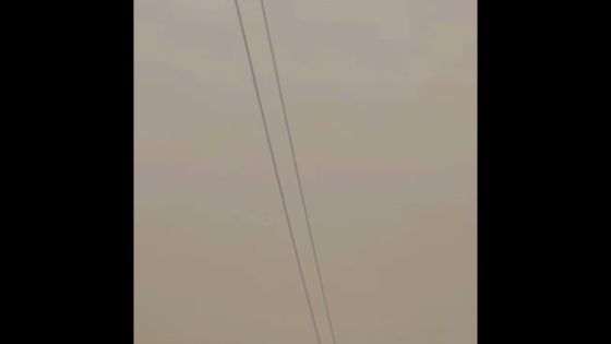 عاصفة ترابية كثيفة تضرب مدينة القائم غربي العراق #عاصفة