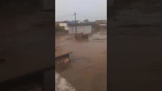 الأمطار تغرق المنازل في #كركوك #العراق
