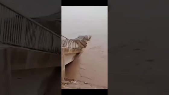 سقوط جسر الزركة بين الدوز وتكريت #العراق