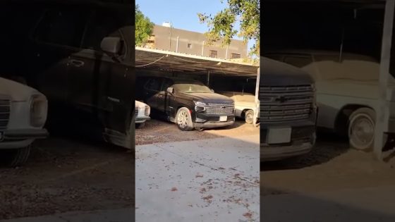 سيارة تاهو وسط السيارات القديمة #العراق