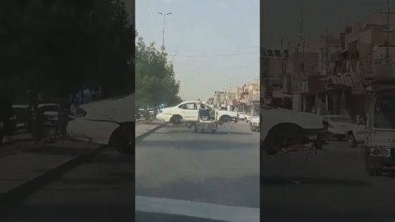 ستوتة تحمل سيارة في النجف #العراق